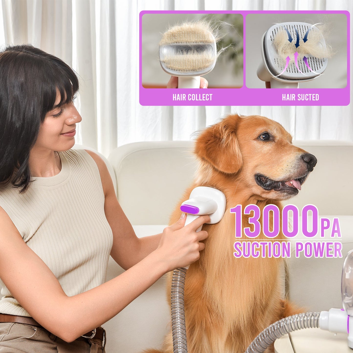 5-in-1 Quiet Dog Grooming Kit