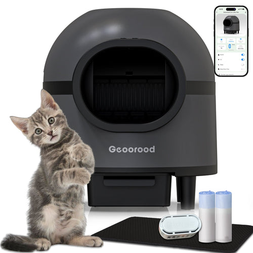 PET CAT LITTER BOX WITH APP CONTROL