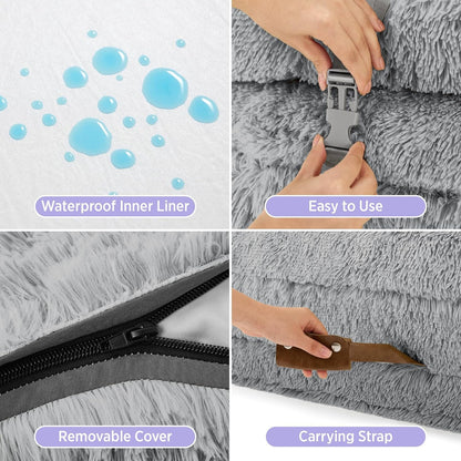 Oppetz 3 in 1 Foldable Human Dog Bed