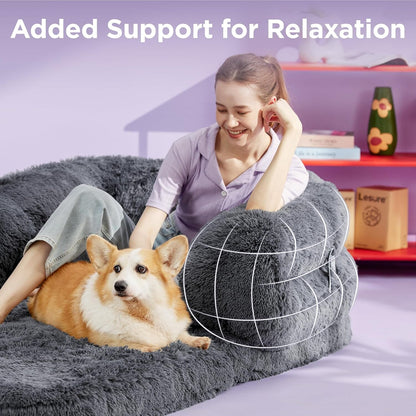 Oppetz 3 in 1 Foldable Human Dog Bed