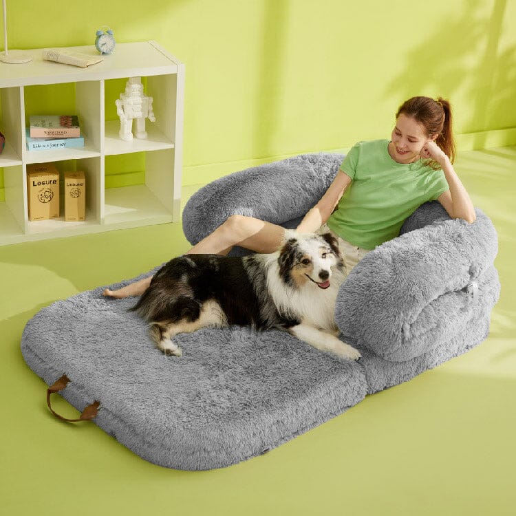 Oppetz 3 in 1 Foldable Human Dog Bed