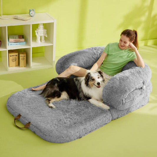 Oppetz 3 in 1 Foldable Human Dog Bed